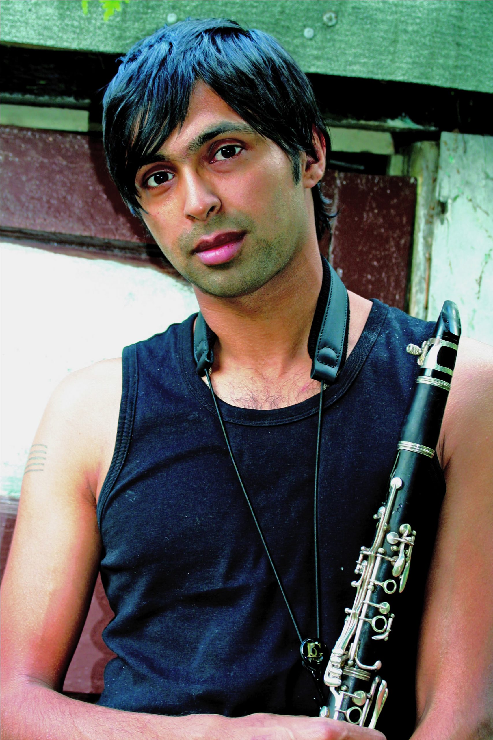 Arun Ghosh with clarinet