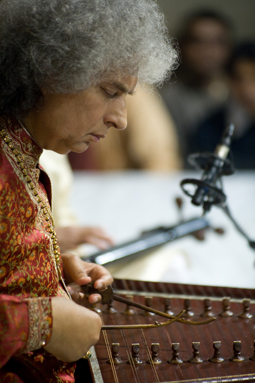 Pandit Shiv Kumar Sharma in close up