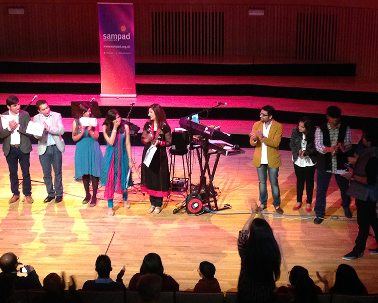 Banglaore Quartet Birmingham on stage