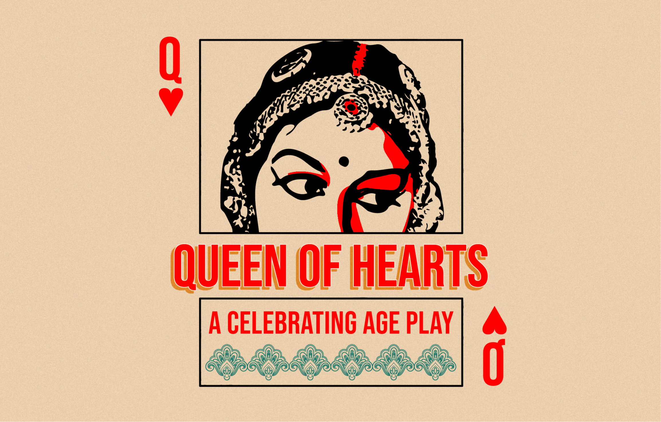 Queen of hearts poster