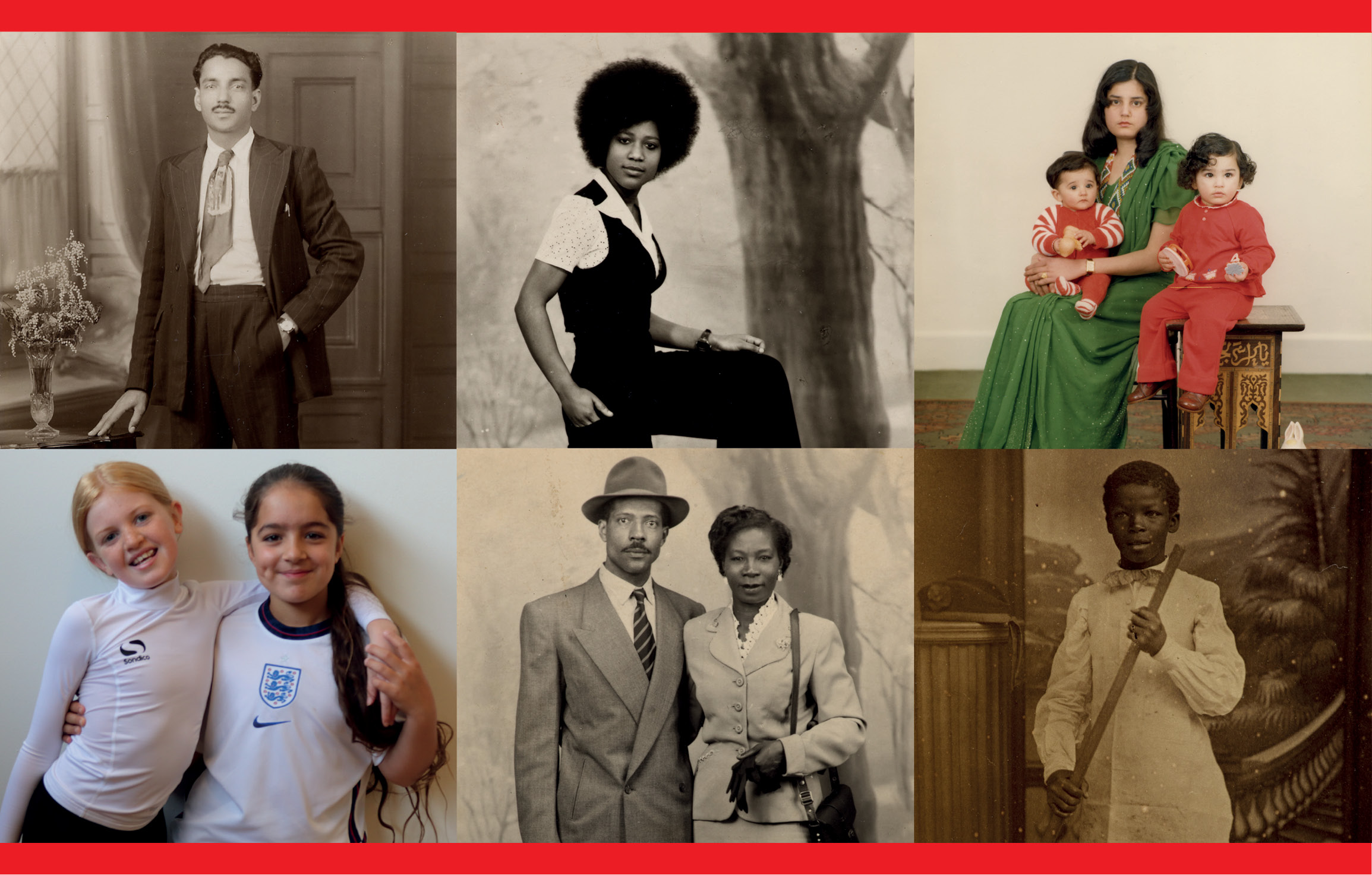 Intergenerational collage of fashion and people