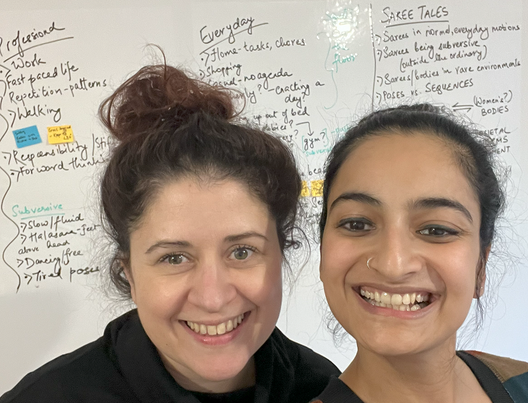 two women smiling in a selfie