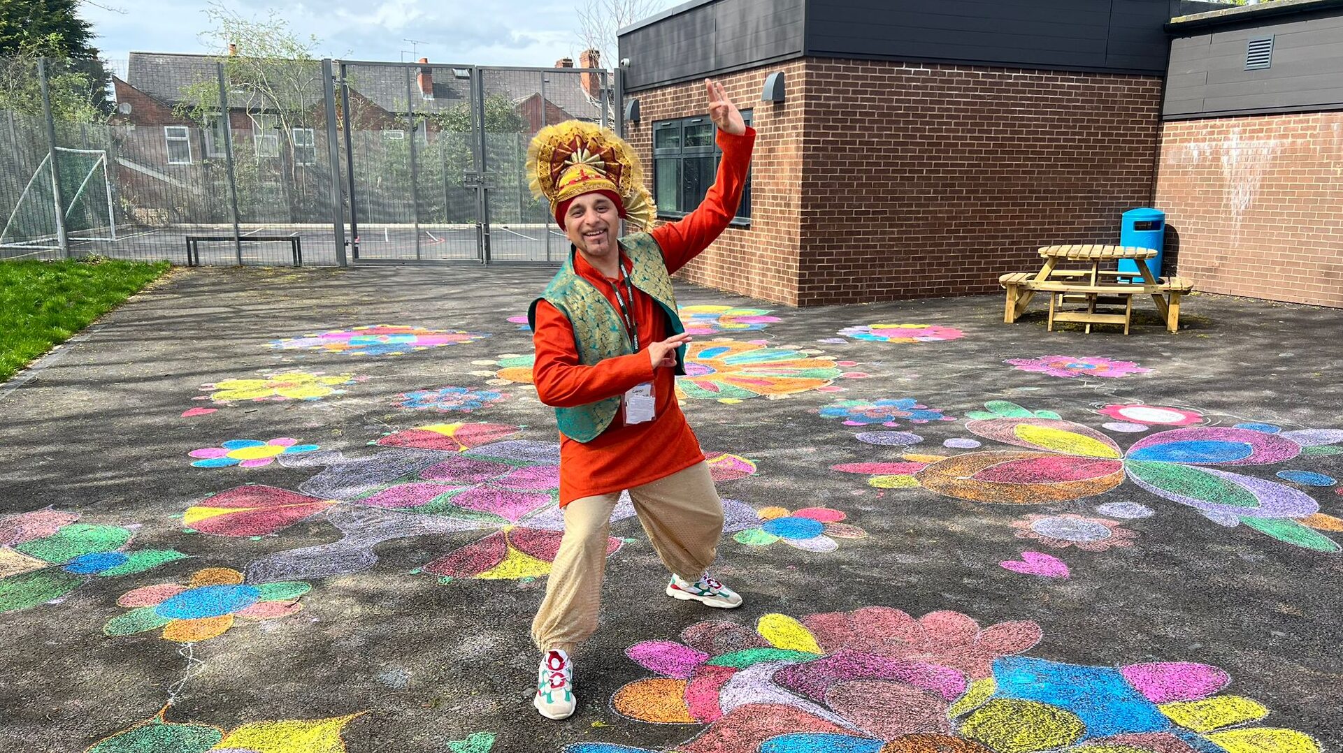 Bhangra dancer