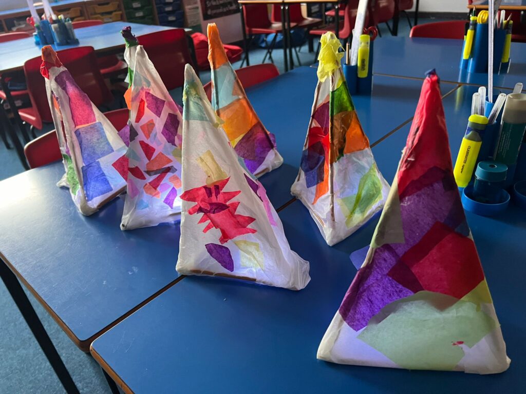School made lanterns