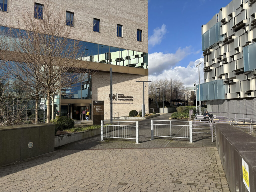 Royal Birmingham Conservatoire entrance