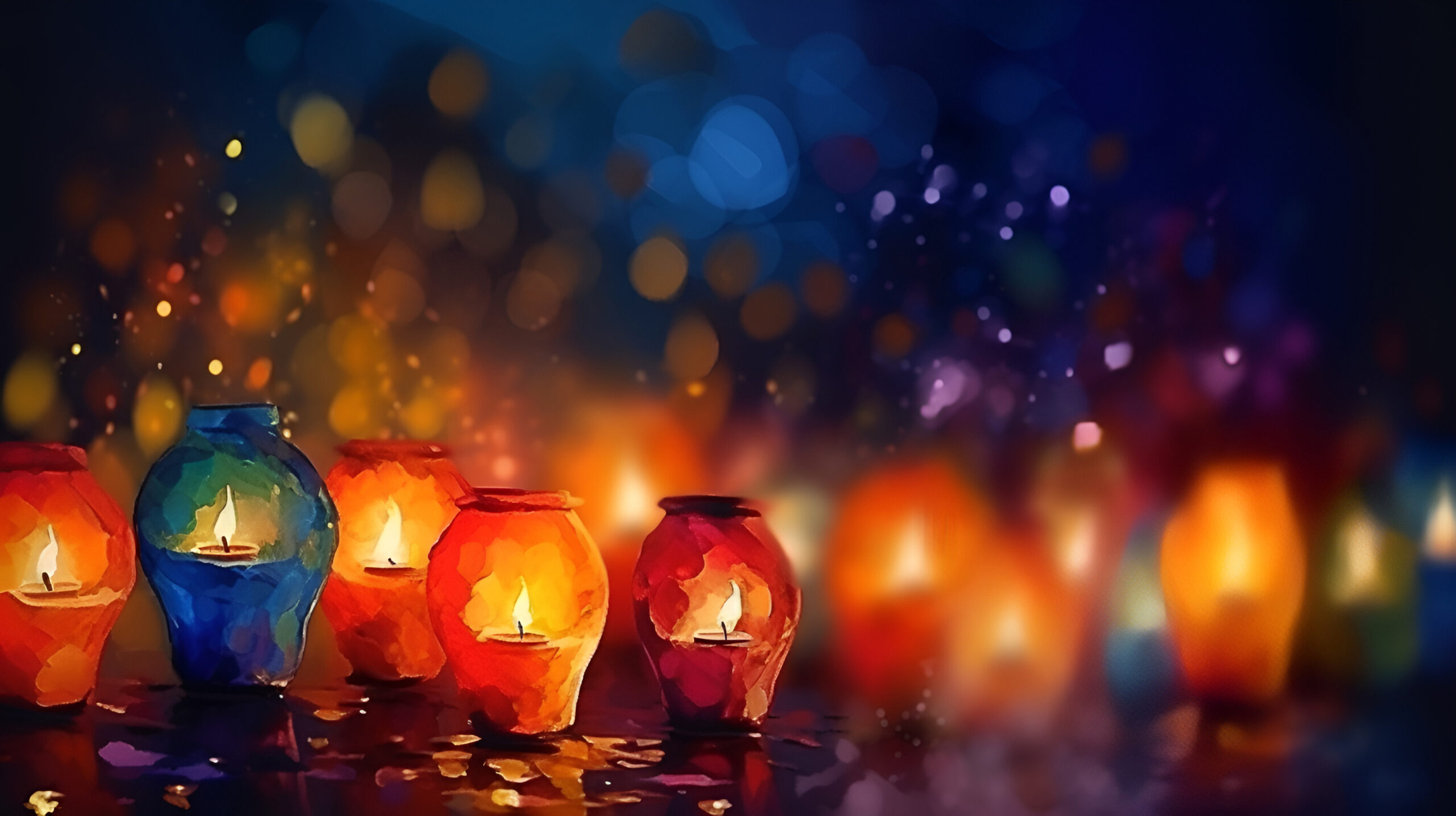 Diwali watercolour