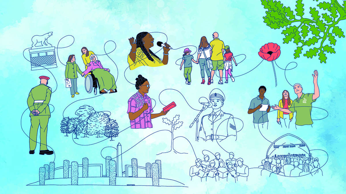 National Memorial Arboretum 25th Anniversary graphic